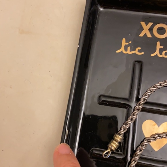 Catch All Dish “Tic Tac Toe” Black and Gold - Picture 5 of 6